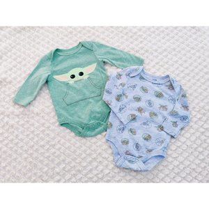 Pair of Star Wars Bodysuits ~Size 0/3 Months